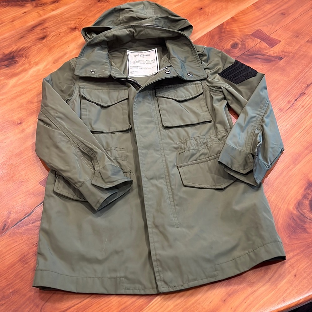 Zadig & Voltaire Kids Rain Jacket Size 6Y
